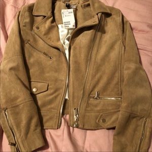 Camel Suede Jacket